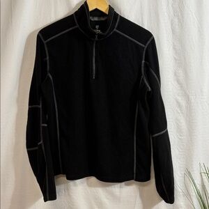 Kuhl Revel 1/4 Zip Sweater Black/Steel sz.M